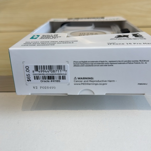 New Pelican iPhone 15 Pro case
Black holster with clear case - Picture 4 of 4